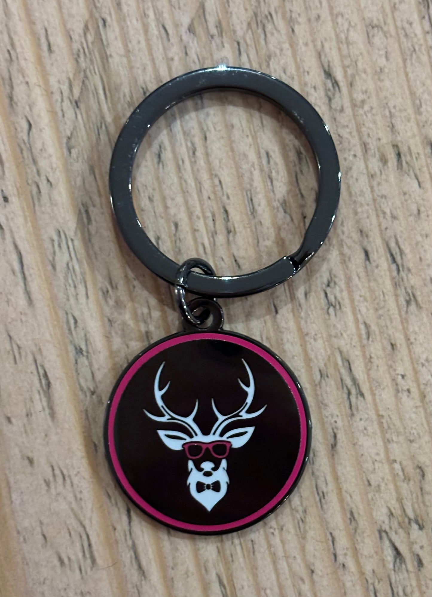 Enamel key ring